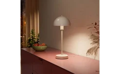 Vardagsrum|Sovrum<Herstal Vienda Bordslampa 47cm Putty Grey