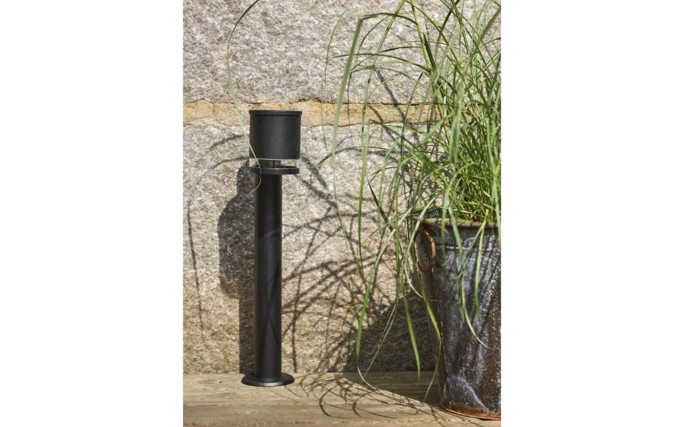 Vienna Solcellsdriven Pollare 50cm Svart