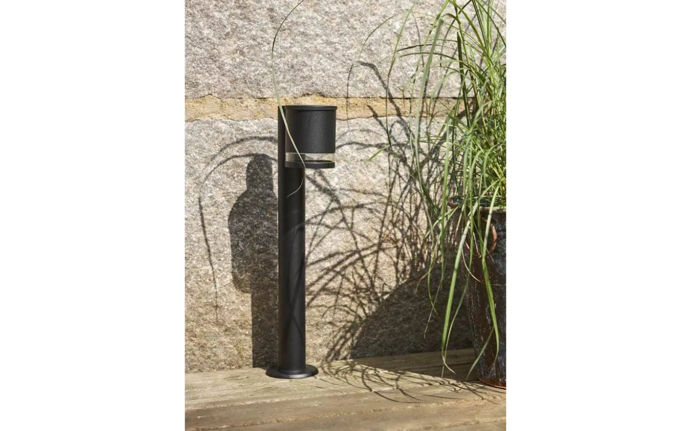 Vienna Solcellsdriven Pollare 50cm Svart