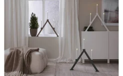 Vika Batteridriven Adventsljusstake 64cm LED Vit