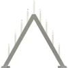 Viktoria Adventsljusstake 9L Grå 64cm