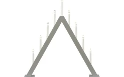Viktoria Adventsljusstake 9L Grå 64cm