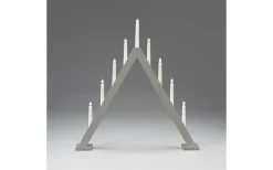 Viktoria Adventsljusstake 9L Grå 64cm