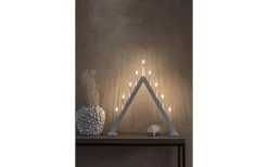 Viktoria Adventsljusstake 9L Grå 64cm