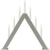 Viktoria Adventsljusstake 7L Grå 50cm