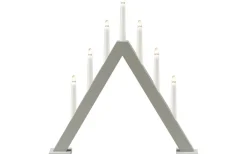Viktoria Adventsljusstake 7L Grå 50cm