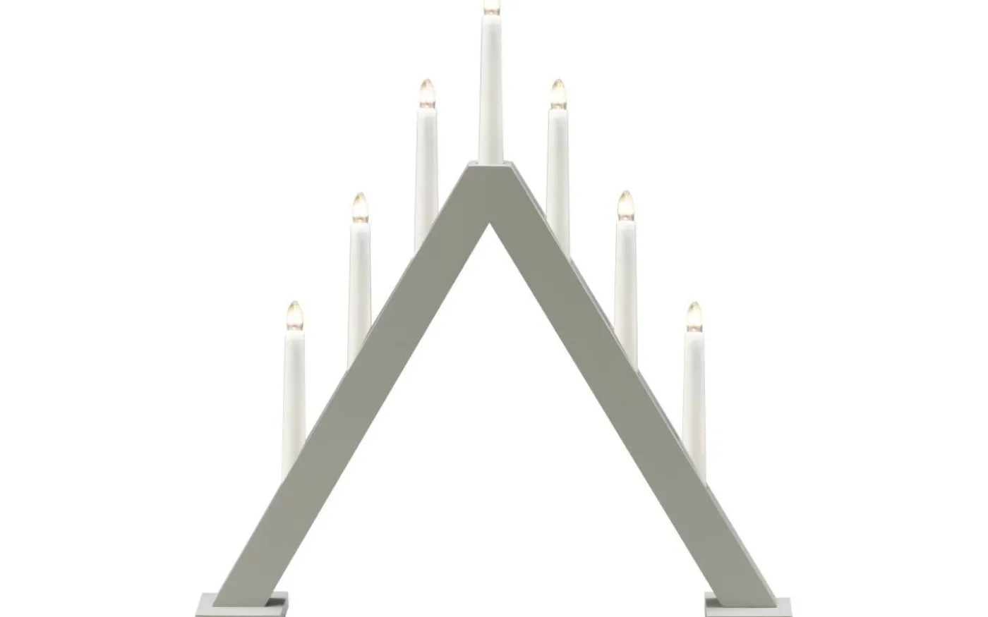 Viktoria Adventsljusstake 7L Grå 50cm