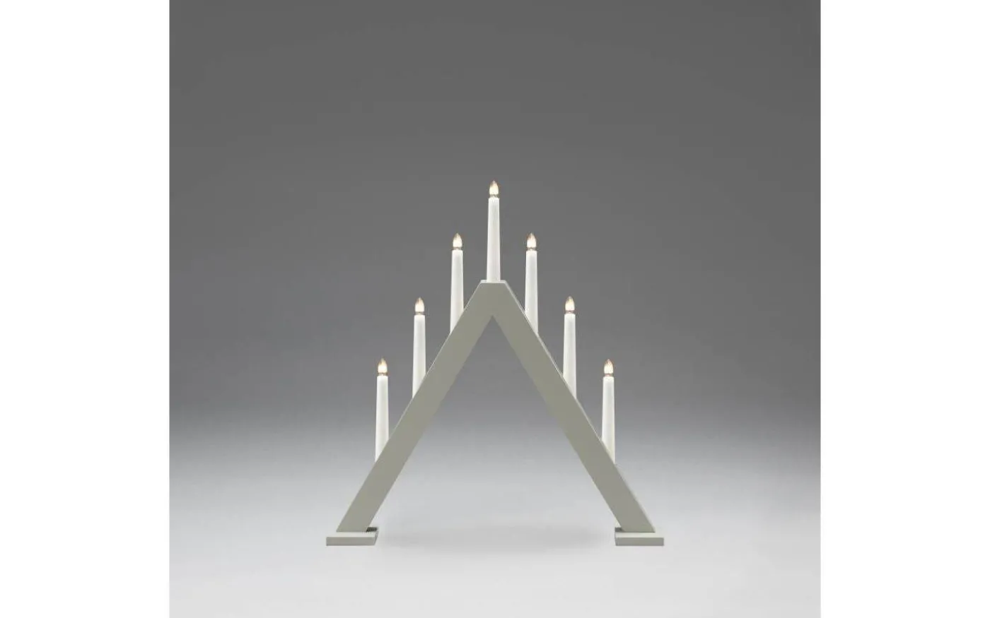 Viktoria Adventsljusstake 7L Grå 50cm