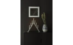 Viktoria Adventsljusstake 7L Grå 50cm