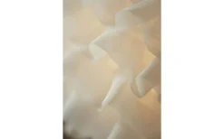 Villo Chiffong Takskärm Ø30cm Vit