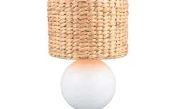 Vina Bordslampa 40cm E27 matt vit/beige
