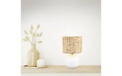 Vina Bordslampa 29cm E27 matt vit/beige