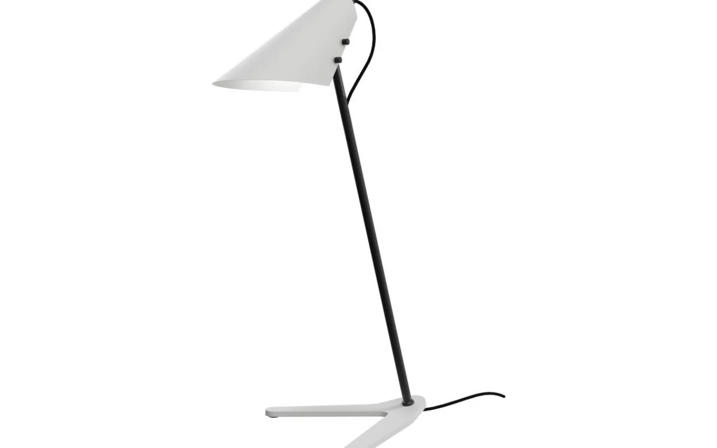 Belid Vincent Skrivbordslampa 60cm Vitstruktur/Svartstruktur* Skrivbordslampor