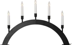 Visa Alla Adventsljusstakar|Adventsljusstakar 31-60 Cm<Star Trading Vind Adventsljusstake 38cm Svart