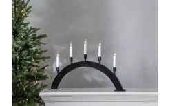 Visa Alla Adventsljusstakar|Adventsljusstakar 31-60 Cm<Star Trading Vind Adventsljusstake 38cm Svart