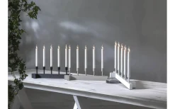 Visa Alla Adventsljusstakar|Adventsljusstakar 31-60 Cm<Star Trading Vind Adventsljusstake 32cm Svart