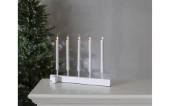 Star Trading Vind Adventsljusstake 32cm Vit* Visa Alla Adventsljusstakar|Adventsljusstakar 31-60 Cm