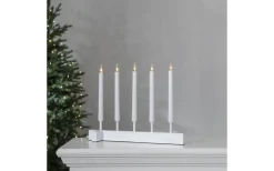 Star Trading Vind Adventsljusstake 32cm Vit* Visa Alla Adventsljusstakar|Adventsljusstakar 31-60 Cm