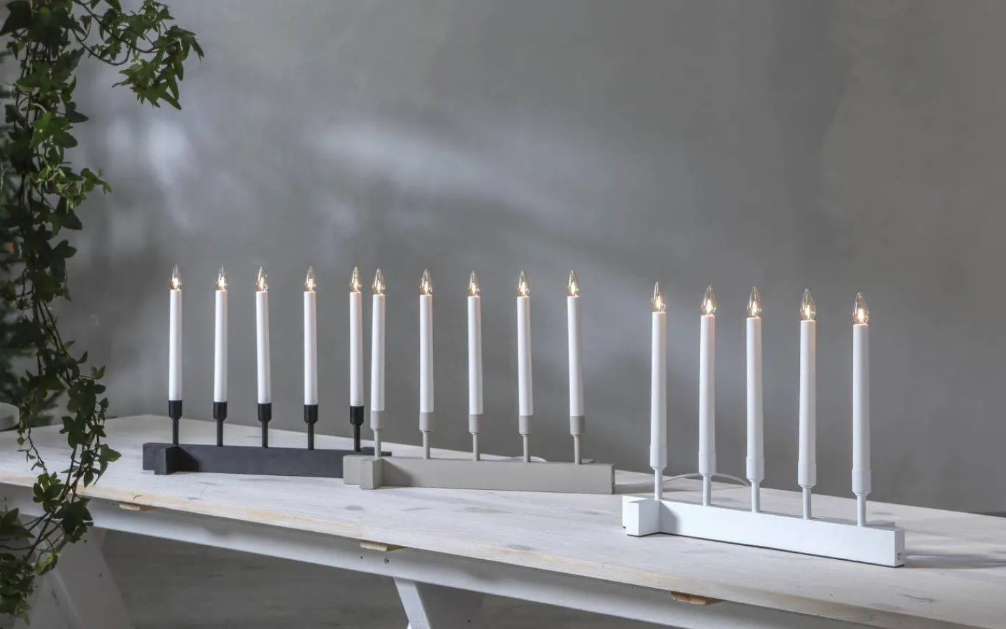 Star Trading Vind Adventsljusstake 32cm Vit* Visa Alla Adventsljusstakar|Adventsljusstakar 31-60 Cm