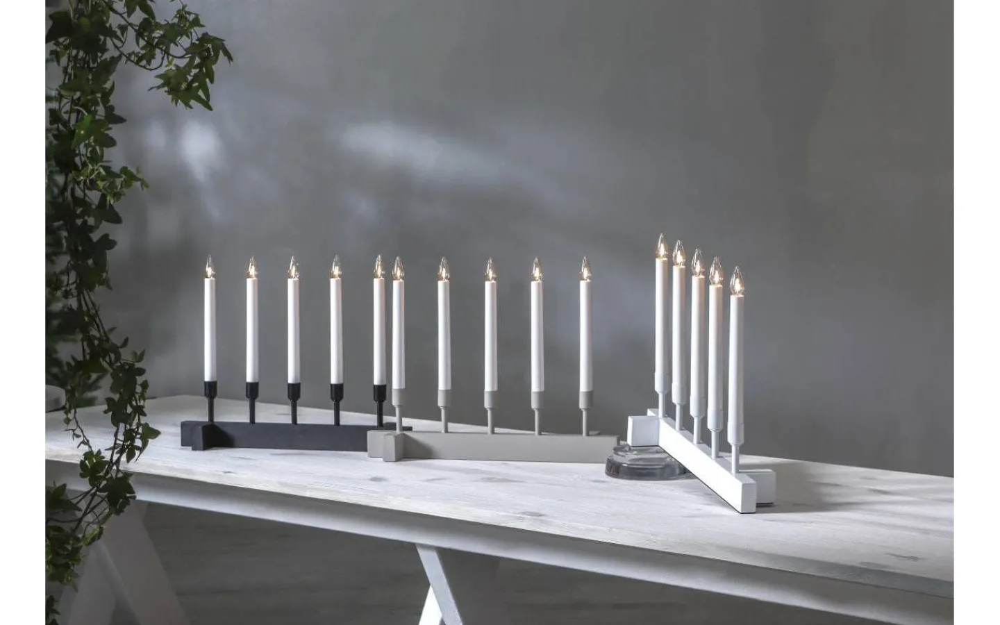 Star Trading Vind Adventsljusstake 32cm Vit* Visa Alla Adventsljusstakar|Adventsljusstakar 31-60 Cm