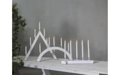 Star Trading Vind Adventsljusstake 32cm Vit* Visa Alla Adventsljusstakar|Adventsljusstakar 31-60 Cm