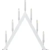 Star Trading Vind Adventsljusstake 63cm Vit* Visa Alla Adventsljusstakar|Adventsljusstakar 61-120 Cm