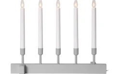 Vind Adventsljusstake 32cm Beige