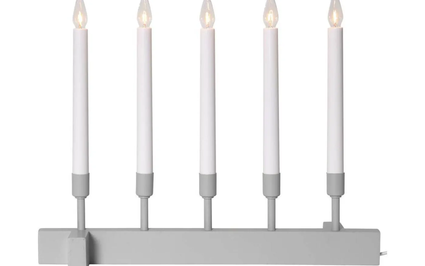 Vind Adventsljusstake 32cm Beige