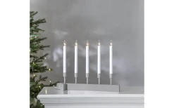 Vind Adventsljusstake 32cm Beige