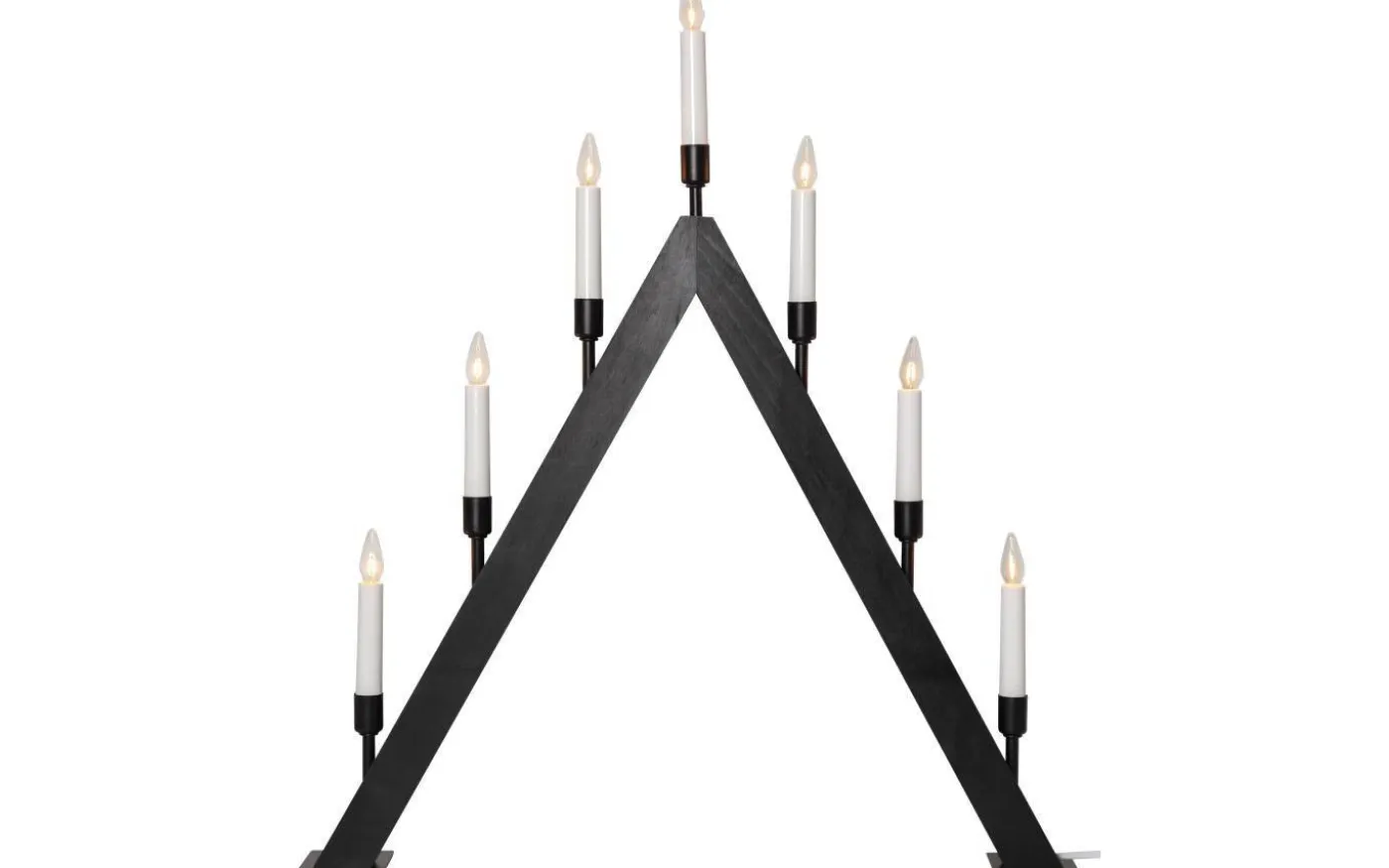 Vind Adventsljusstake 63cm Svart