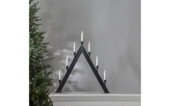 Vind Adventsljusstake 63cm Svart