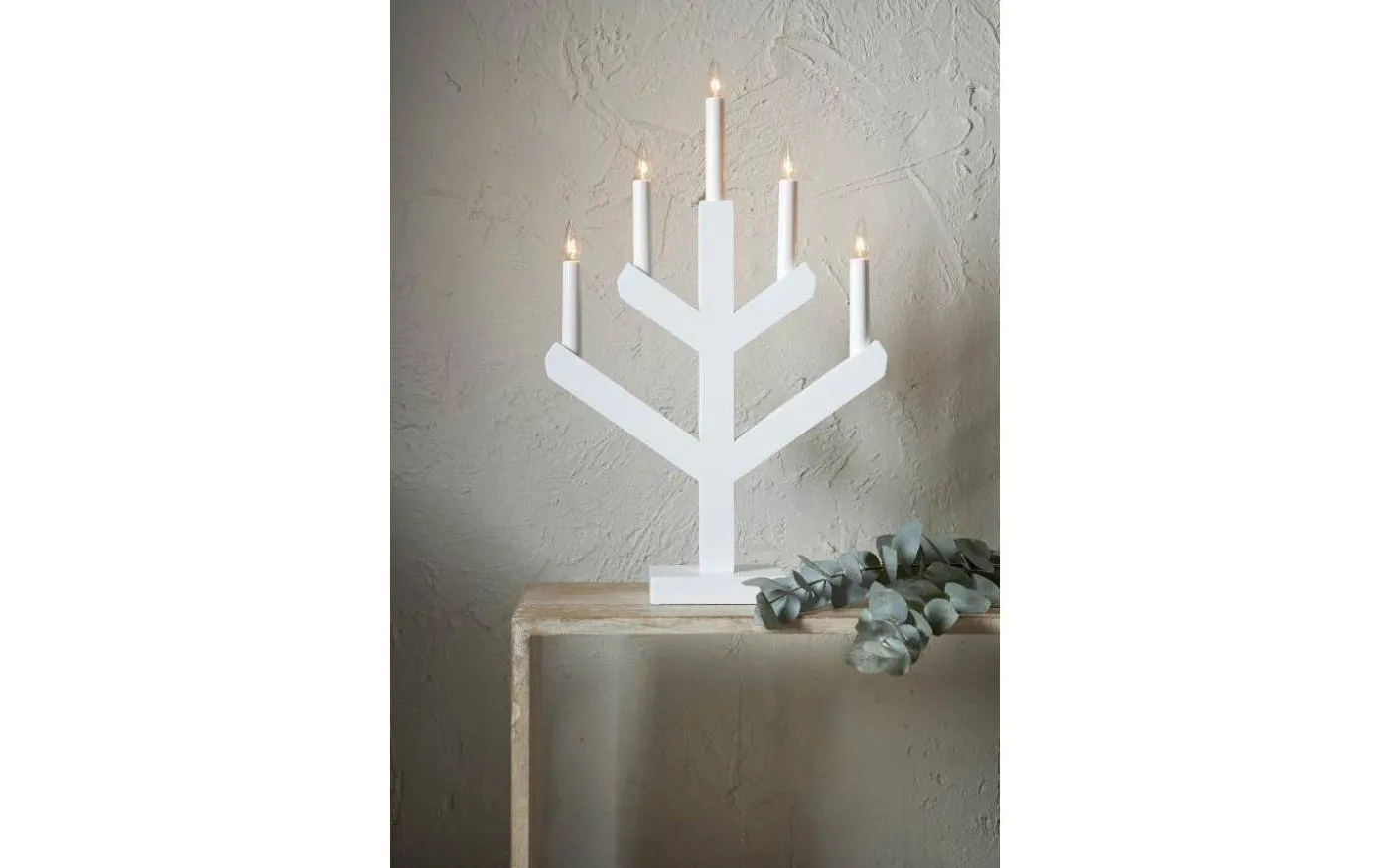 Vinga Adventsljusstake 50cm Vit