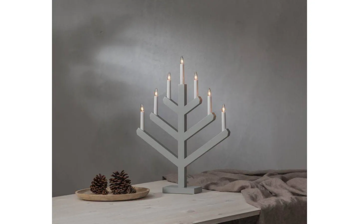 Star Trading Vinga Adventsljusstake 62cm Grå* Visa Alla Adventsljusstakar|Adventsljusstakar 61-120 Cm