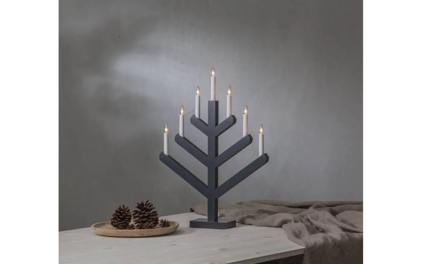 Vinga Adventsljusstake 62cm Grafit