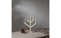 Visa Alla Adventsljusstakar|Adventsljusstakar 31-60 Cm<Star Trading Vinga Adventsljusstake 50cm Beige