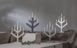 Visa Alla Adventsljusstakar|Adventsljusstakar 31-60 Cm<Star Trading Vinga Adventsljusstake 50cm Beige