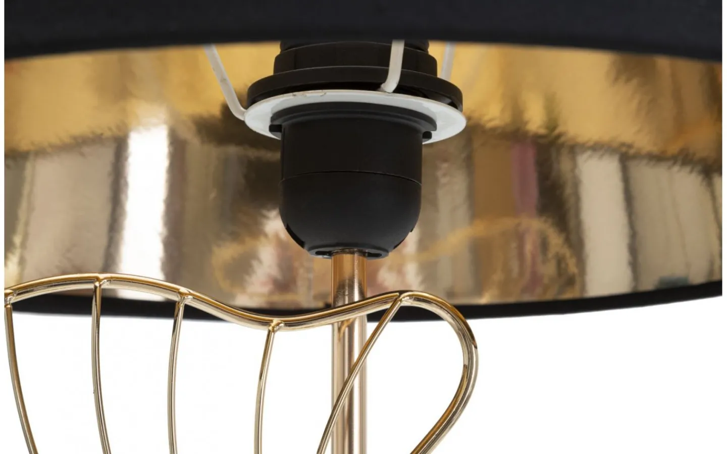 Bordslampor<Mauro Ferretti Vino Bordslampa 60cm Guld/Svart