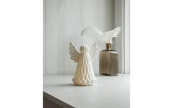 Vinter Batteridriven Bordsdekoration 19cm Vit