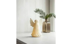 Vinter Batteridriven Bordsdekoration 19cm Vit