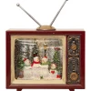 Star Trading Vinter Batteridriven TV Röd* Vattenfyllda Lyktor|Julbyar Och Figurer