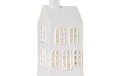 Batteri Julpynt Inomhus|Inomhusdekorationer Batteri<Star Trading Vinter Inomhusdekoration 22cm Vit