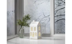 Batteri Julpynt Inomhus|Inomhusdekorationer Batteri<Star Trading Vinter Inomhusdekoration 22cm Vit