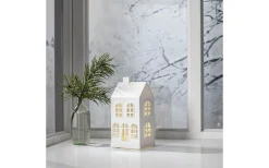 Batteri Julpynt Inomhus|Inomhusdekorationer Batteri<Star Trading Vinter Inomhusdekoration 22cm Vit