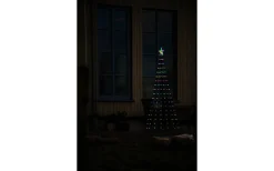 Julpynt Utomhus<Konstsmide Vinterglöd Metallgran 1,91m RGB LED med fjärr IP44