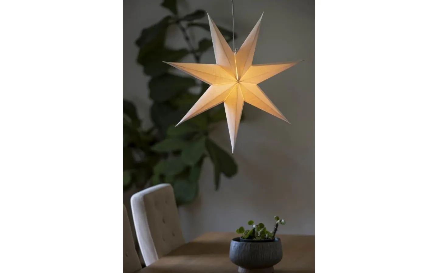 Konstsmide Vinterkrona Julstjärna 60cm Vit* Visa Alla Julstjärnor|Julstjärnor Med Sladd