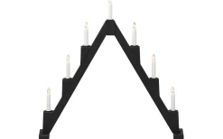 Konstsmide Vinterlycka Adventsljusstake 56cm Vikbar Svart/Mässing* Visa Alla Adventsljusstakar|Adventsljusstakar 31-60 Cm