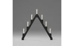 Konstsmide Vinterlycka Adventsljusstake 56cm Vikbar Svart/Mässing* Visa Alla Adventsljusstakar|Adventsljusstakar 31-60 Cm