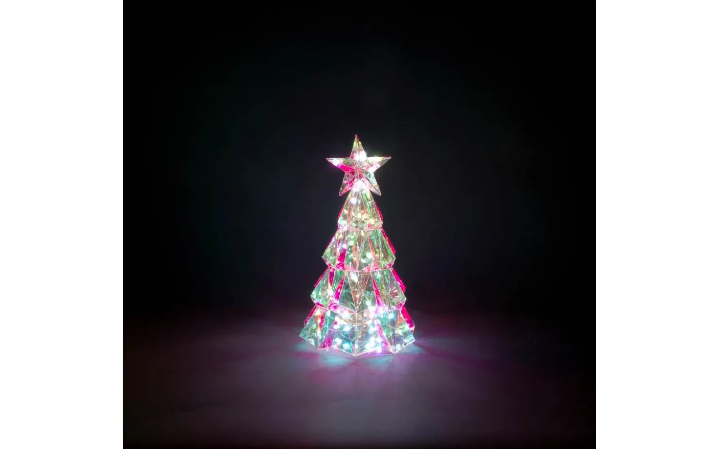 Vintermagi Julgran 30cm Diamanteffekt RGB LED