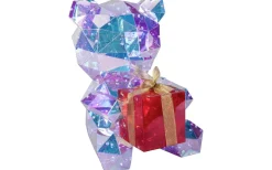 Julpynt Inomhus<Konstsmide Vintermagi Nallebjörn 40cm Diamanteffekt RGB LED