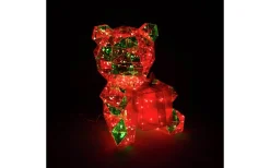 Julpynt Inomhus<Konstsmide Vintermagi Nallebjörn 40cm Diamanteffekt RGB LED